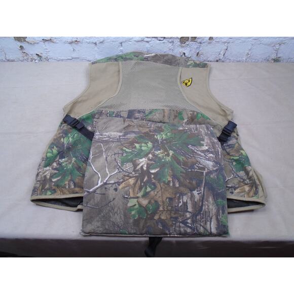 Scent Blocker Realtree Camo Hunting Vest M/L Ripstop Pocket W/ Detachable Seat - Picture 10 of 13